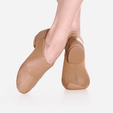 Dance Shoes Jazz Slip On Leather So Danca JZ43 Caramel 6.5L-Extra Wide