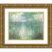 Manning Ruane 24x20 Gold Ornate Wood Framed with Double Matting Museum Art Print Titled - Morning Reflection