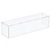 Acrylic Display Case Plastic Box Cube Storage Box Transparent Assemble Showcase 41x11x10.5cm for Collectibles