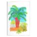 Stupell Industries Tropical Palm Plant Leaves Whimsical Summer Botanicals Graphic Art Unframed Art Print Wall Art Design by unknown