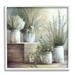 Stupell Industries Mixed Potted House Plants Indoor Garden Still Life Painting White Framed Art Print Wall Art Design by White Ladder