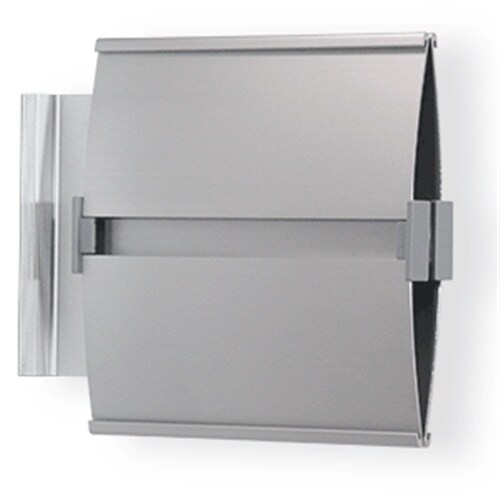 Schild Elegantes Leitsystem, Ausführung Fahnenmontage, Alu, eloxiert, 148x148 mm Image