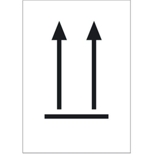 Aufkleber Symbol Oben!, Folie, 74x105 mm, 1000 Stück/Rolle Image