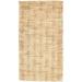 Hand-Hooked Beige Jute Rug 2 X 4 Modern Scandinavian Abstract Small Carpet