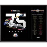 NASCAR 75th Anniversary 2023 Schedule 12" x 15" Sublimated Plaque