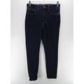 Madewell Jeans | Madewell Jeans 26 Road Tripper Jeggings Preppy Stretch Denim Logo | Color: Blue | Size: 26