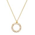Kate Spade Jewelry | Kate Spade Gold Full Circle Crystal Necklace | Color: Gold | Size: Os