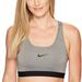 Nike Intimates & Sleepwear | Nike Dry Fit Women’s Small Sports Bra Grey | Color: Black/Gray | Size: S