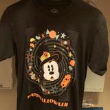 Disney Tops | Disney Halloween Mickey Mouse Cast Member Small T-Shirt | Color: Black | Size: S