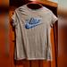 Nike Shirts & Tops | Nike Girls Xl T-Shirt, Grey, Barely Worn, Good Shape! | Color: Blue/Gray | Size: Xlg