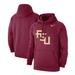 Men's Nike Garnet Florida State Seminoles Alternate Logo Club Pullover Hoodie