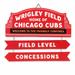 Chicago Cubs 11.8'' x 14.7'' Field Metal Sign