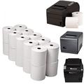 80mm x 80mm x 12.7mm Thermal Paper Till Rolls Suitable for EPOS Epson, Star, Samsung, Bixolon POS Pack of 20 Rolls
