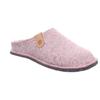 Pantoffel ROHDE "LUCCA", Damen, Gr. 38, rosa (rosé), Filz, meliert, klassisch, Schuhe, Clog, Hausschuh, Homeslipper in melierter Optik