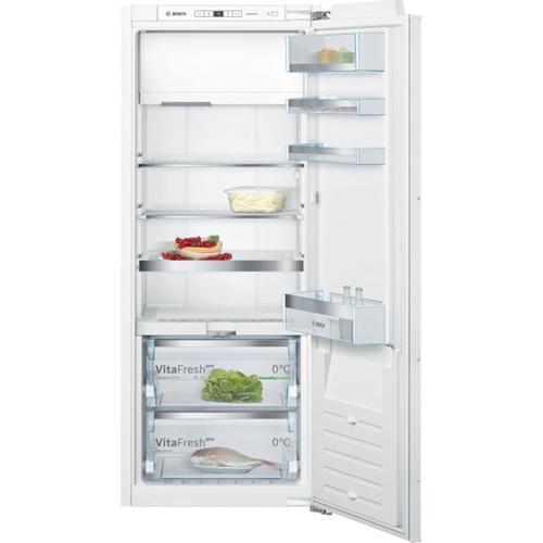 "F (A bis G) BOSCH Einbaukühlschrank ""KIF52AFF0"" Kühlschränke weiß Einbaukühlschränke mit Gefrierfach Kühlschrank"
