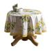 Maison d' Hermine 100% Cotton Round Tablecloth Cotton in Gray/Green/Orange | 69 D in | Wayfair TC069RB01