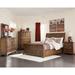 Millwood Pines Cocheta Vintage Bourbon 4-Piece Bedroom Set Wood in Brown | 55.75 H x 64.75 W x 95.5 D in | Wayfair 8BC13A79B7004C9BB8167B23EF5F682E