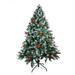 The Holiday Aisle® 7Ft Artificial Christmas Tree w/ Pine Cone & Red Fruit, Metal in Green | 25 W in | Wayfair E3E4497336E4456A98DD784AC3F8BFE2