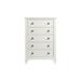 Alcott Hill® Tahoe Youth Farmhouse Chest, 5 Drawer Wood in White | 48.38 H x 34 W x 18 D in | Wayfair 003DD4C41C0840E98E3F1763C5876575