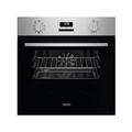 Zanussi ZOHNE2X2 Multifunktions-Backofen, 7 Funktionen, elektronische Programmierer, einfache Reinigung, feste Bedienelemente, LED-Display, Anti-Fingerabdruck, Edelstahl, Klasse A, 65 Liter