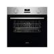 Zanussi ZOHNE2X2 Multifunktions-Backofen, 7 Funktionen, elektronische Programmierer, einfache Reinigung, feste Bedienelemente, LED-Display, Anti-Fingerabdruck, Edelstahl, Klasse A, 65 Liter