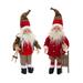 Santa (Set of 2) - 7.25"L x 9"W x 25.25"H