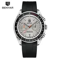 BENYAR – montre lunaire de luxe pour hommes chronographe à Quartz étanche automatique lumineuse