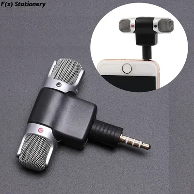 Microphone portable en métal Jack 3.5mm cravate cravate cravate Microphone Audio pour la parole