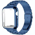 Bracelet et étui pour Apple Watch Band Ultra 2 Bracelet en métal en acier inoxydable Bracelet