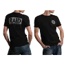 "T-shirt ""RAID"" pour hommes unité DulUnit élite nationale française Coton de haute qualité haut"