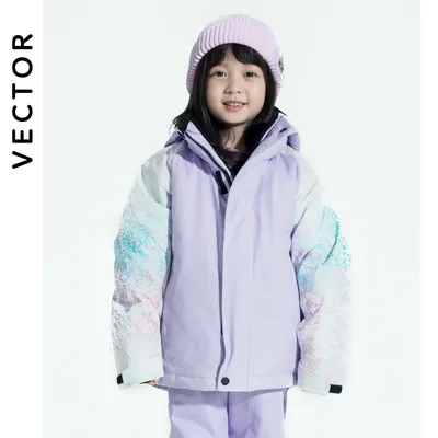 VECTOR-Veste et pantalon de ski imperméables pour enfants ensemble de ski pour enfants ski de