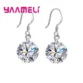 Boucles d'oreilles en argent pur 925 pour femmes et filles 3 modèles perles d'eau douce rondes