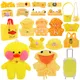Pull à capuche Kawaii Duck Butter pour enfants vêtements en peluche Afanfan jouet de bricolage