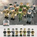 Figurines soldats militaires de la deuxième guerre mondiale 4.5cm modèle Playmobil MOC City