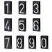 LED Solar House Number Light Garden Numbers Solar Powered Address Sign LED Illuminated Outdoor Plaques and Wall Art Lighted Up for Home Yard Street (Digit 8)