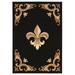 5 ft. 3 in. x 7 ft. 6 in. Bristol Barnsley Black Rectangle Area Rug