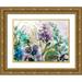 Robinson Carol 24x19 Gold Ornate Wood Framed with Double Matting Museum Art Print Titled - Exotic Plant Life