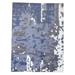 Wahi Rugs Hand Knotted Modern Abstract Marble Design 9 0 x12 0 -W771