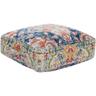 Coussin d'Assise de Sol en Coton Carré Motif Abstrait 50 cm Multicolore Oued