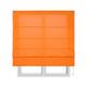 Store Bateau avec baleines, store textile tamisant, Orange, 45 x 175cm - Orange