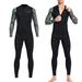 Stretch Neoprene Wetsuit Front Zip Full Body Diving Suit for Men-Snorkeling Scuba Diving Swimming Surfing -