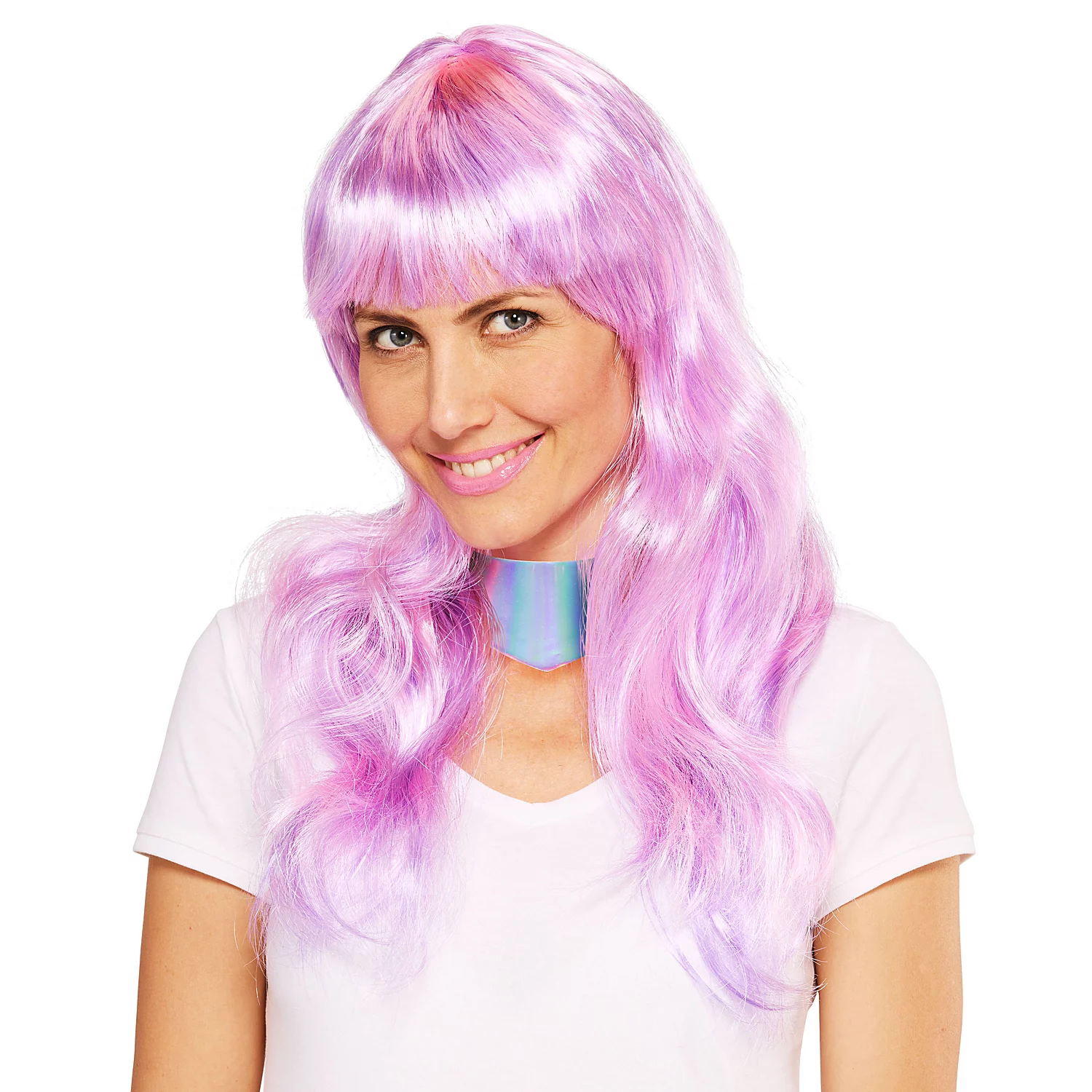 Langhaarperücke Space, lila Image