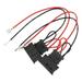 2x Car Stereo Speaker Wire Harness Adaptor Connection Plug Connector Wiring for for SCIROCCO for Golf for Seat