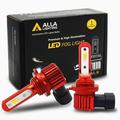 Alla Lighting 5200lm AL-R H10 9145 LED Yellow Fog Lights Bulbs Xtremely Super Bright 9145 H10 LED Bulb 12V LED Bulb Upgrade for Cars Trucks w/ PY20D 9155 H10 9145 Fog Light