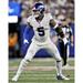 Kayvon Thibodeaux New York Giants Unsigned Dropping Back Photograph