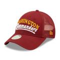 Women's New Era Burgundy Washington Commanders Team Trucker 9FORTY Snapback Hat