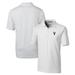 Men's Cutter & Buck White Virginia Cavaliers Vintage Forge Pencil Stripe Stretch Polo