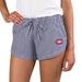 Women's Concepts Sport Navy/White Montreal Canadiens Tradition Woven Shorts