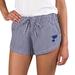 Women's Concepts Sport Navy/White St. Louis Blues Tradition Woven Shorts