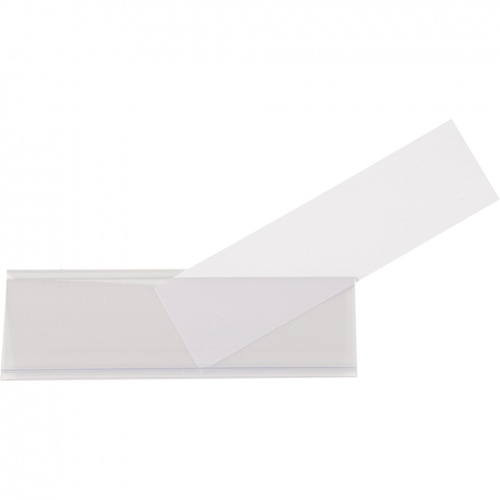 Start-Set Etikettenhalter und Papieretiketten, beschriftbar, 75x18mm, 100/VE Image